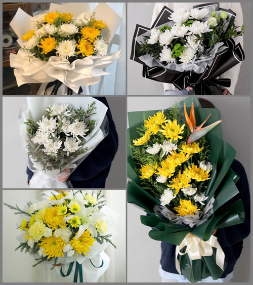 辽宁沈阳皇姑区新乐街道白事花束代送